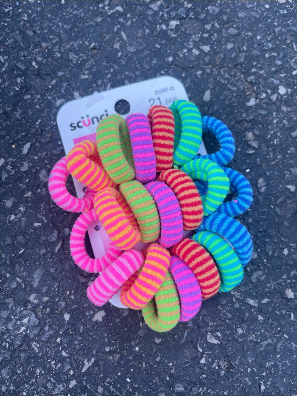 Scunci 21 pcs girl hair ties